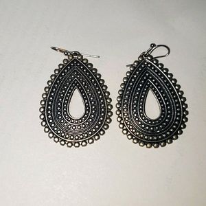 Silver earrings